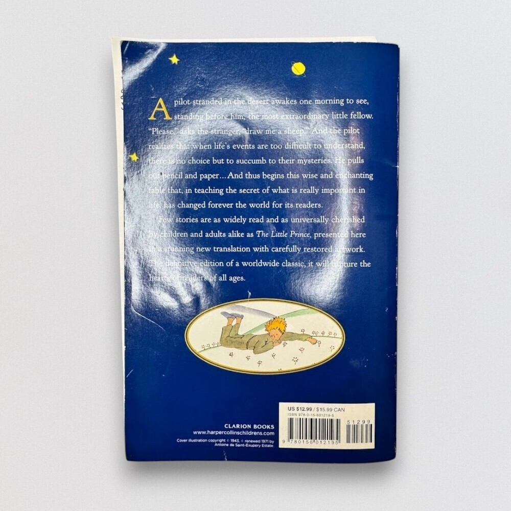 The Little Prince Paperback Classic Illustrated Book - Picture 3 of 3